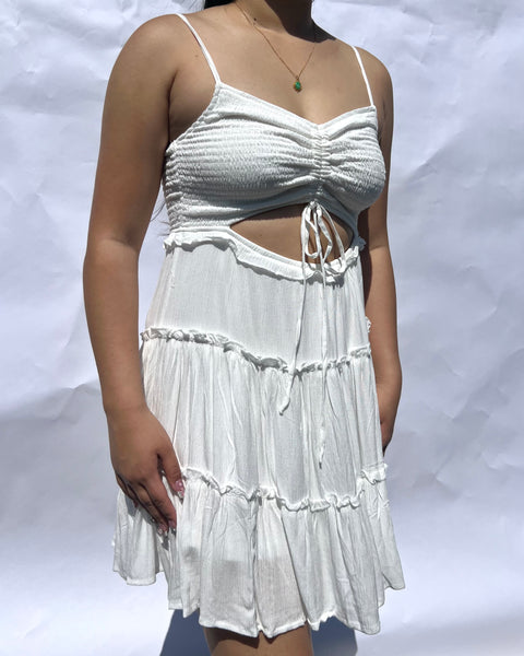 Sadie Smocked Cutout Dress