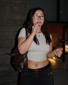 Asher Crop Top - ceramic