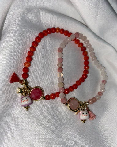 Lucky Cat Charm Bracelets