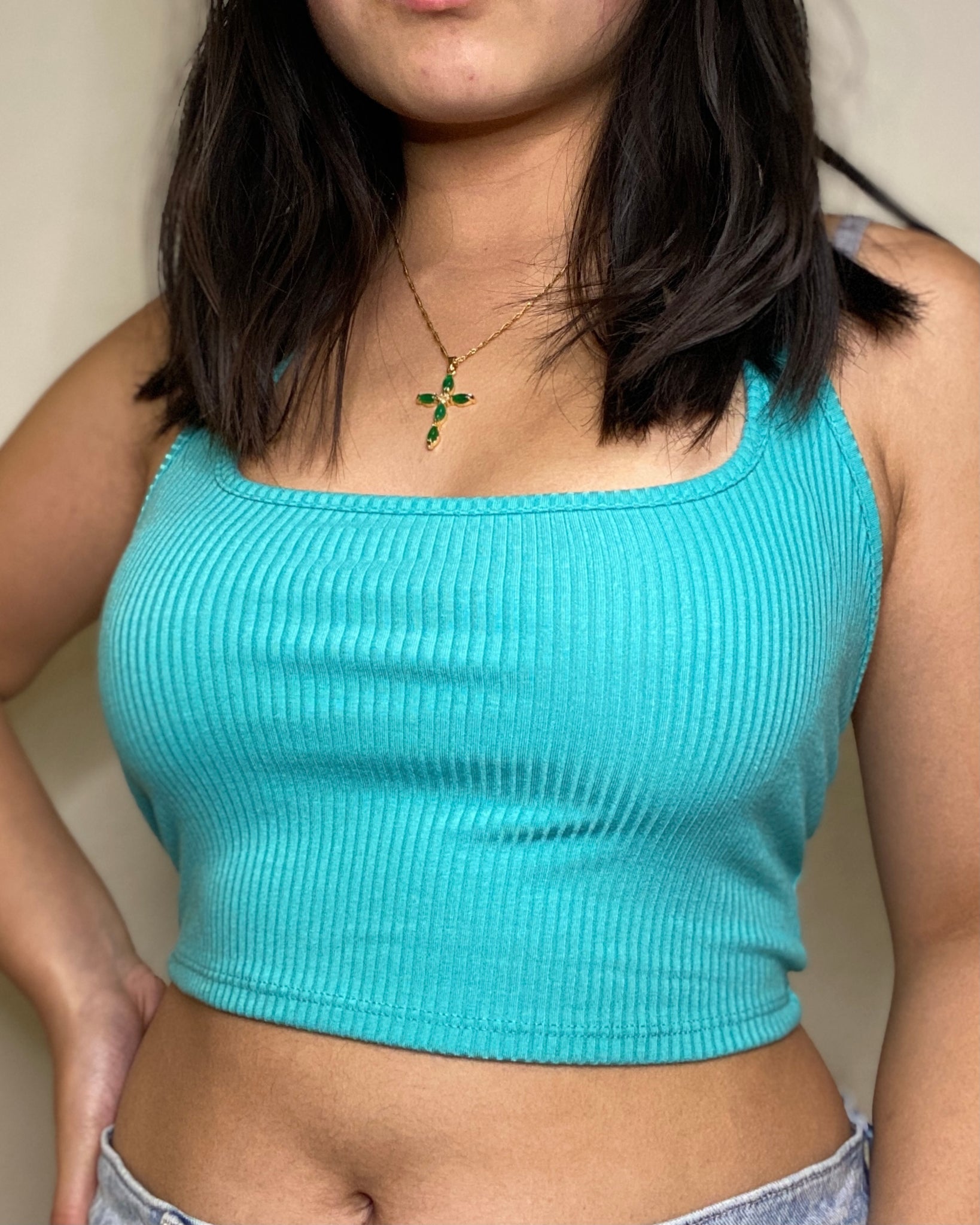 Raina Halter Top - mint