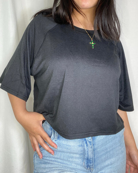 Uzma Crop Top - black