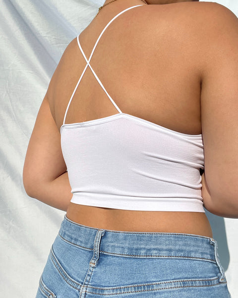 Ryan Crop Top - white